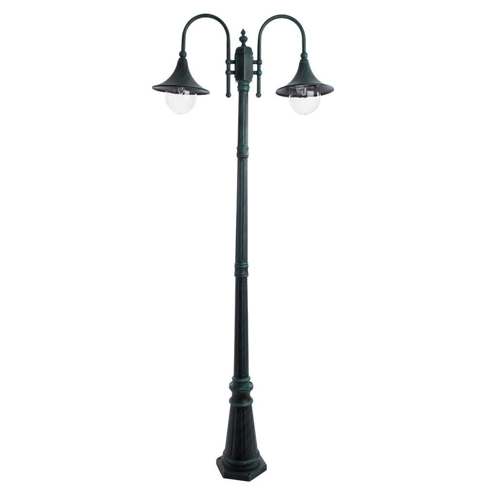 Где купить Садово-парковый светильник Arte Lamp Malaga A1086PA-2BG Arte Lamp 