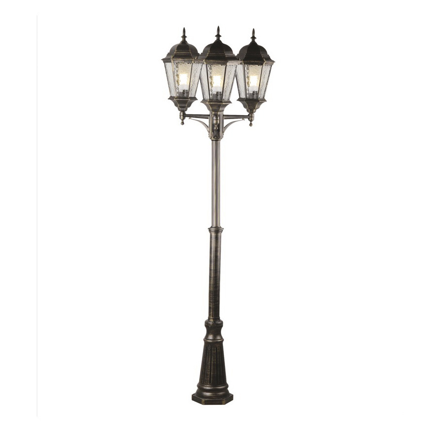 Где купить Садово-парковый светильник Arte Lamp Genova A1207PA-3BN Arte Lamp 