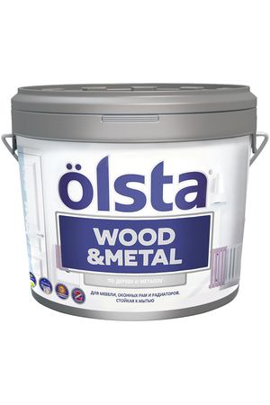 Краска Olsta Wood&Metal База С 2,7 л