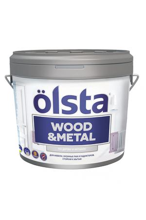 Краска Olsta Wood&Metal База С 9 л