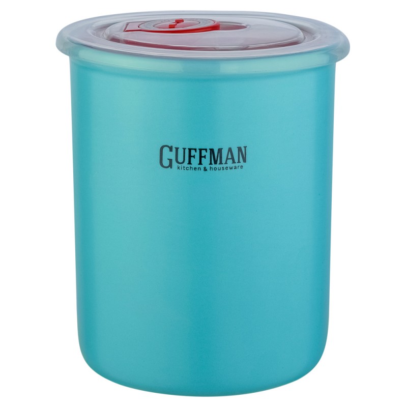 Где купить Банка для сыпучих продуктов Guffman Ceramics 0,6 л голубой Guffman 