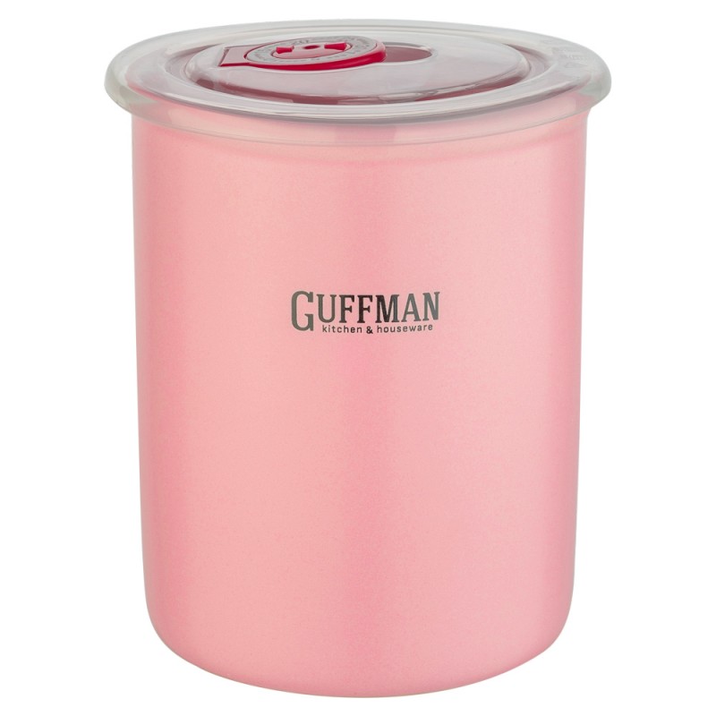 Где купить Банка для сыпучих продуктов Guffman Ceramics 0,6 л светло-розовый Guffman 