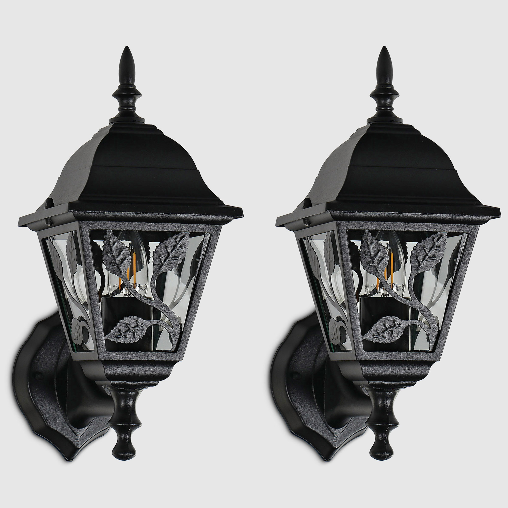 Где купить Набор садовых светильников Amber Lamp 8011SHB IP44 E27 100Вт, черный Amber Lamp 