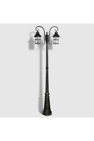 Светильник садовый Amber Lamp 9732-POLE 10 напольный IP44 E27 100Вт, черное серебро