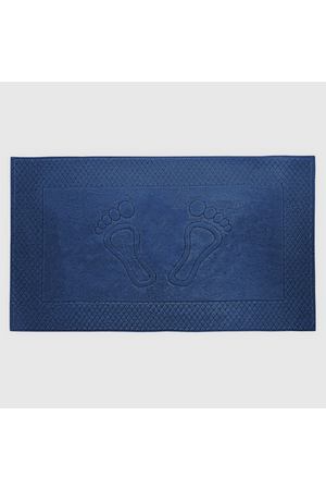 Махровое полотенце Bahar Тёмно-синие для ног 50х90 см