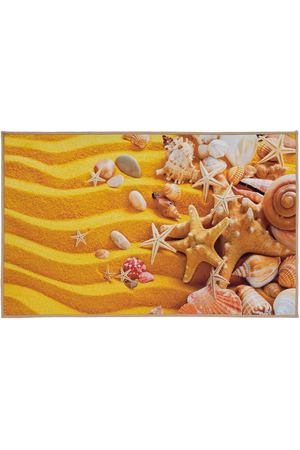 Коврик для ванной влаговпитывающий Vortex Velur Spa Золотой песок жёлтый 50х80 см