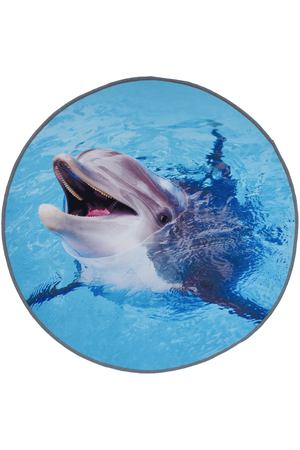 Коврик для ванной влаговпитывающий Vortex Velur Spa Дельфин разноцветный 60 см