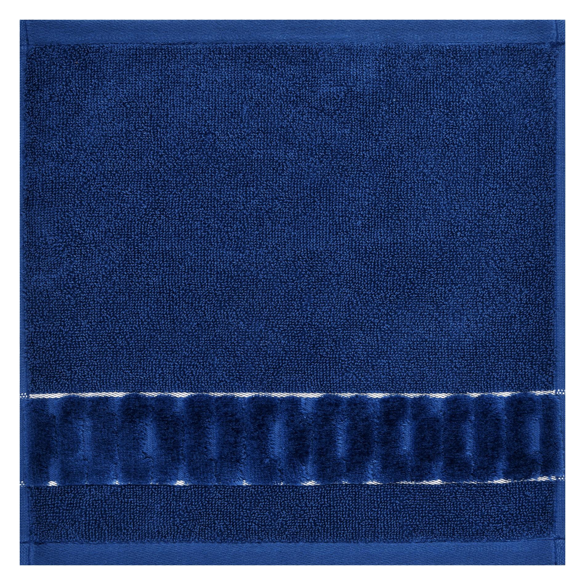 Где купить Махровое полотенце Cleanelly Esteta синее 30х30 см Cleanelly 