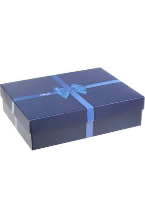 Коробка подарочная Твой Дом синяя 45x35x12