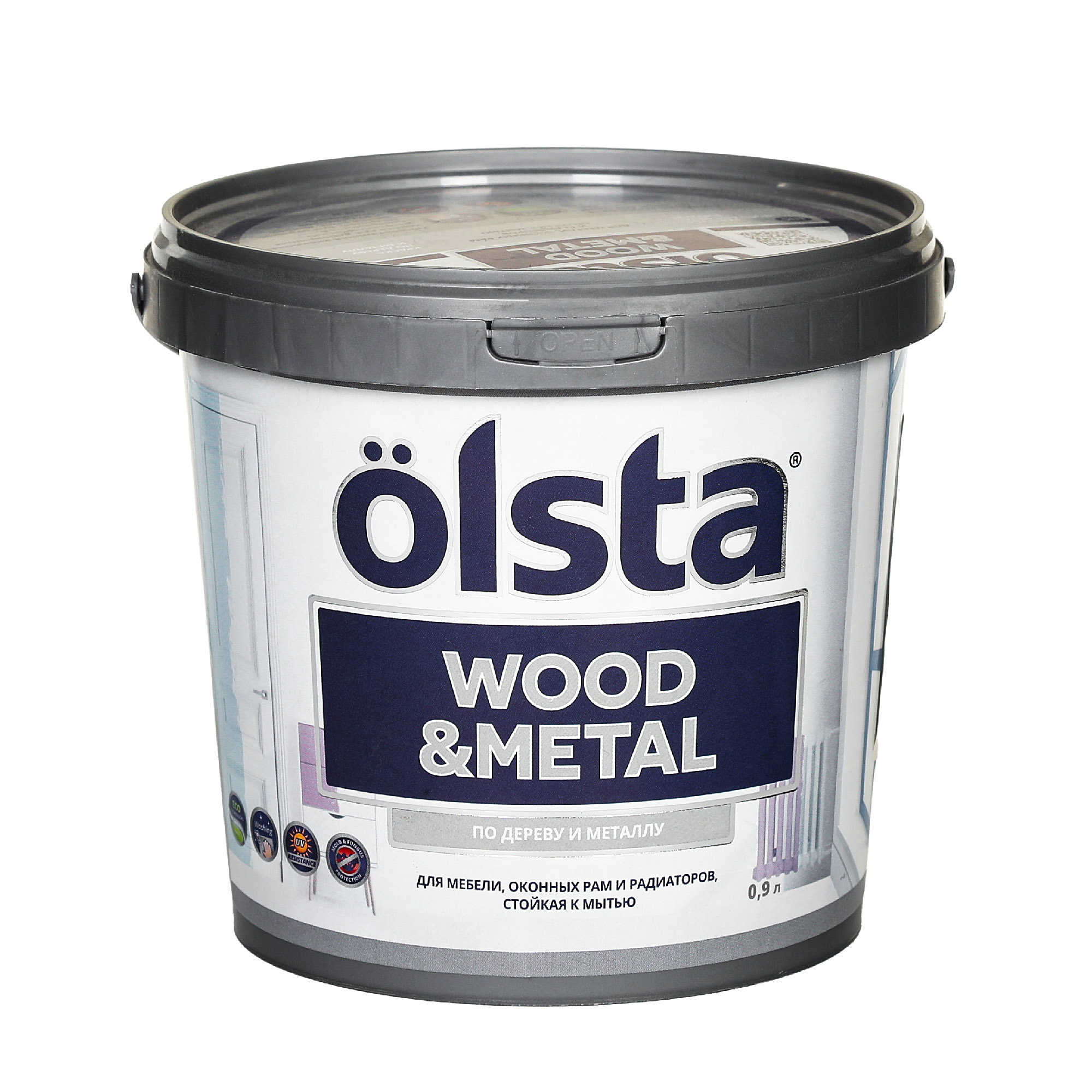 Где купить Краска Olsta Wood&Metal База А 0,9 л Olsta 