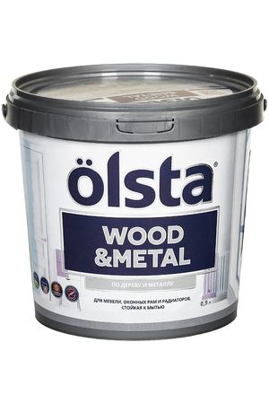 Краска Olsta Wood&Metal База А 0,9 л
