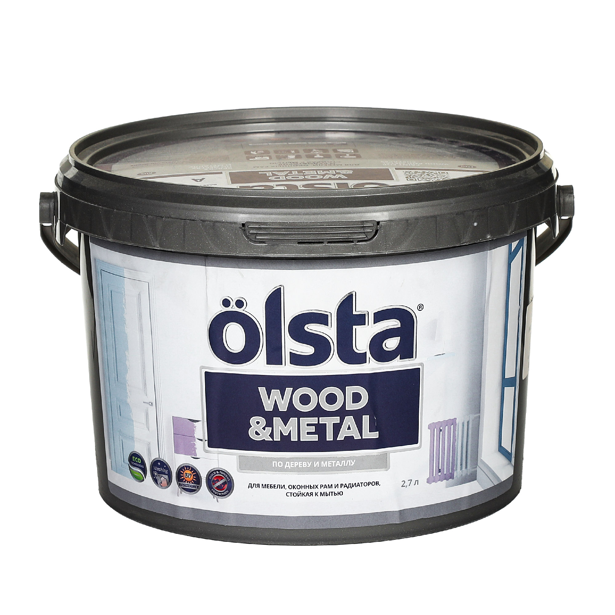 Где купить Краска Olsta Wood&Metal База С 0,9 л Olsta 