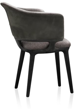 Munick Ebony Fabric/Leather Feu Комплект из 4 стульев