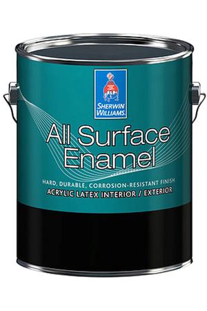 Эмаль Sherwin-Williams All Surface Enamel Latex Gloss белая 3,8 л