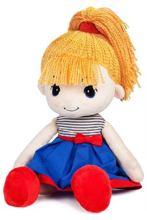 Мягкая кукла Maxitoys Стильняшка блондинка, 40 см