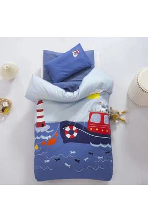 Комплект детского постельного белья Wonne Traum стандарт "Boat" для малышей