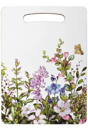 Доска разделочная Marmiton цветы деревянная 29x21x0,6 см