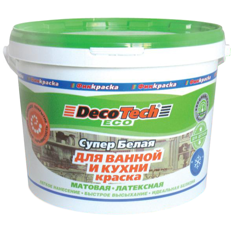 Где купить Краска Decotech Eco для ванной и кухни 14 кг Decotech 