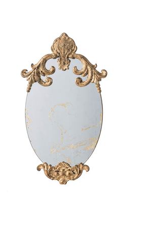 Зеркало Glasar овальное настенное в винтажном стиле 30x2x52 см