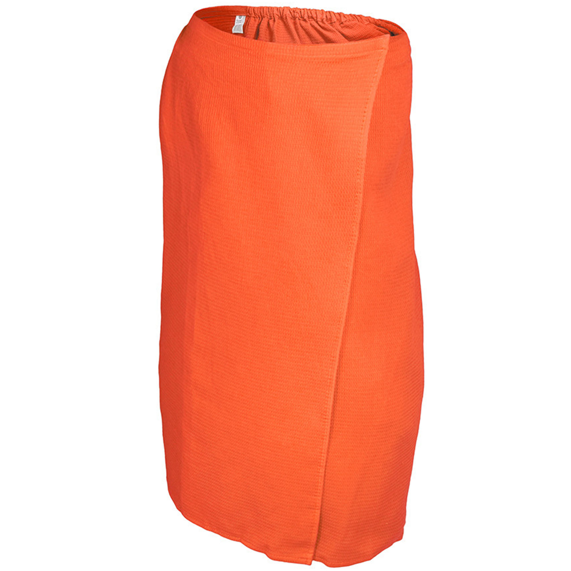 Где купить Вафельная накидка для женщин Банные штучки 145x78 см оранжевая Банные штучки 