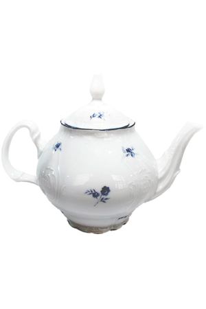 Чайник Thun 1794 Bernadotte Синие мелкие цветы 1,2 л с крышкой