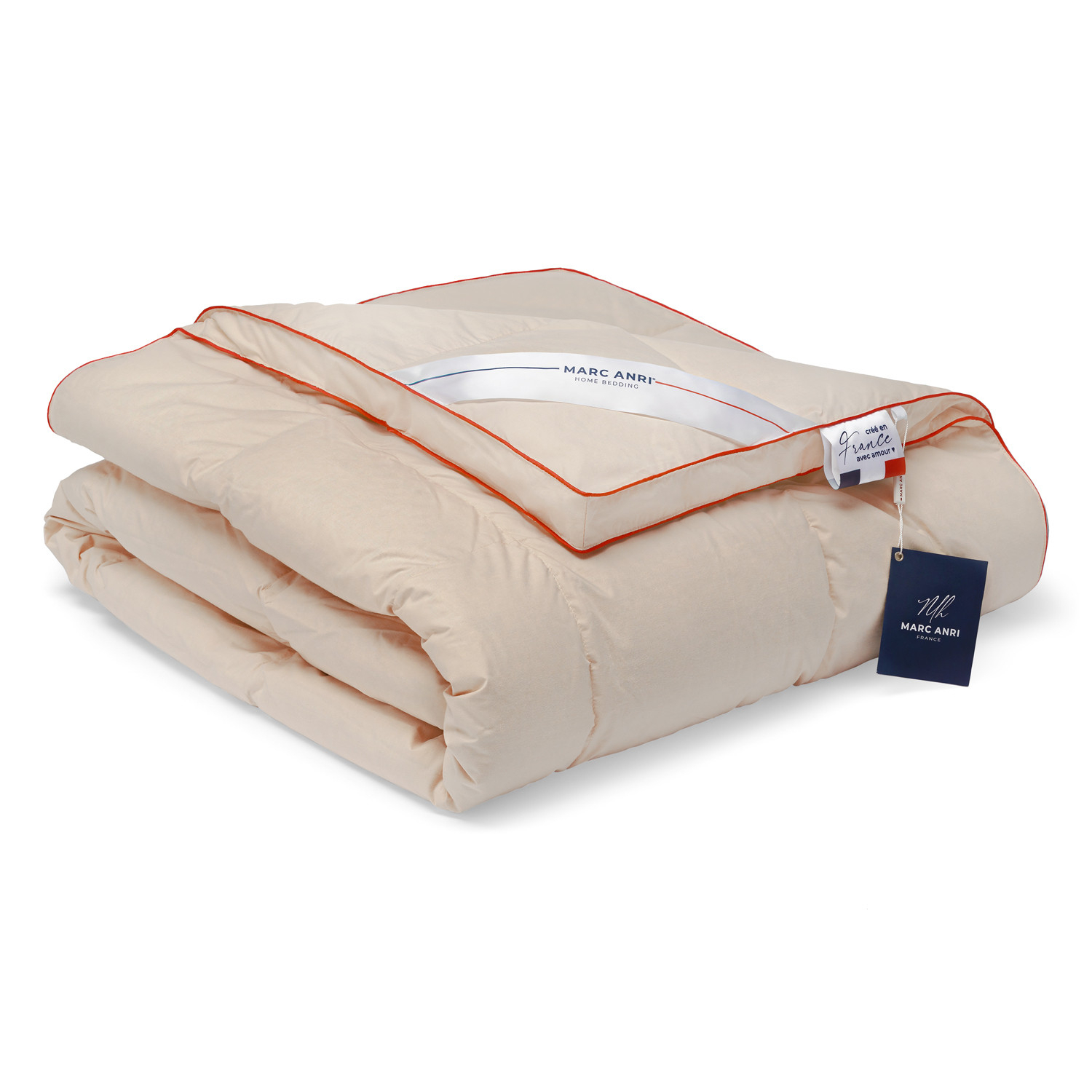 Где купить Пуховое одеяло Marc Anri Cannes бежевое 200х220 см (МН2066) Marc Anri 