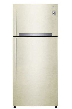 Холодильник LG GN-H702HEHZ, бежевый