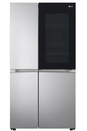 Холодильник LG GC-Q257CAFC, стальной