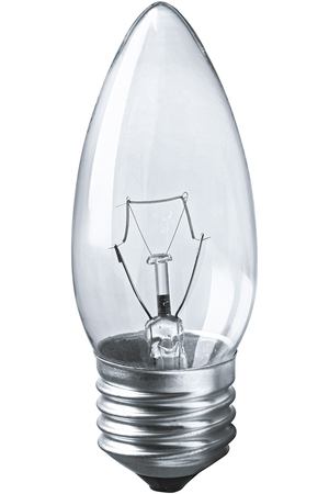 Лампа накаливания Navigator свеча прозрачная 60Вт цоколь E27
