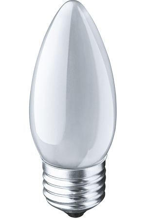 Лампа накаливания Navigator свеча матовая 40Вт цоколь E27