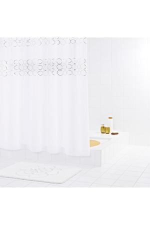 Штора для ванных комнат Paillette желтый/золотой 180*200 Ridder