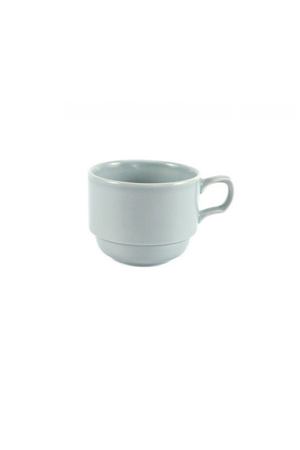 Чашка чайная Башкирский Фарфор Браво светло-голубая 250 мл
