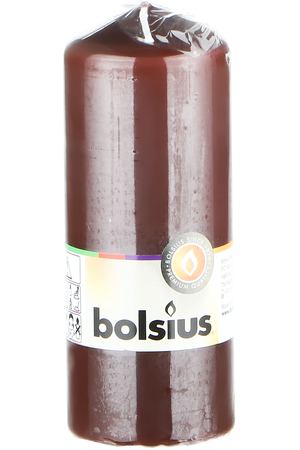 Свеча декоративная Bolsius 15х6 см коричневая