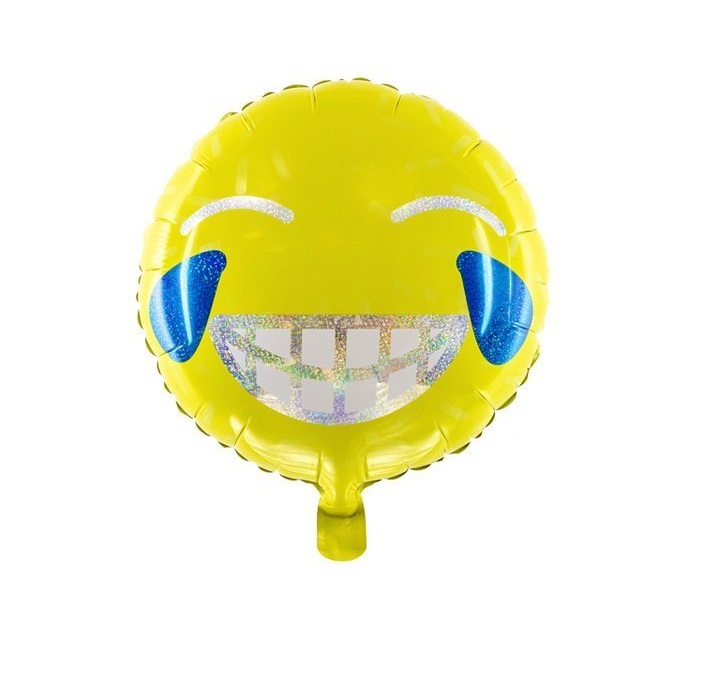 Где купить Шар воздушный Party Deco из фольги emoji улыбка 45см Party Deco 