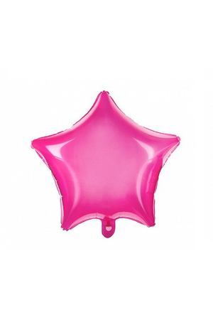 Шар воздушный Party Deco из фольги star розовый 48см