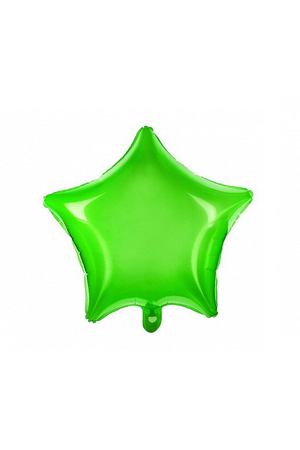 Шар воздушный Party Deco из фольги star зеленый 48см