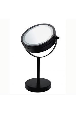 Зеркало косметическое Ridder Dais настольное 1х/3х LED черный