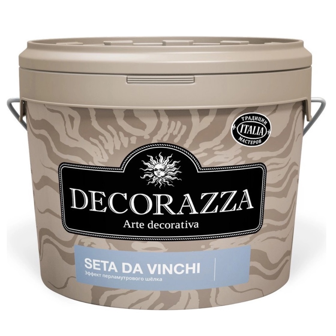 Где купить Декоративное покрытие с  более выраженным эффектом перламутрового шёлка Decorazza dz seta da vinci sd 001. 5 кг Decorazza 