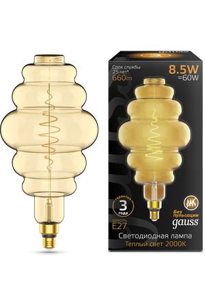 Лампа Gauss filament honeycomb e27 8.5w 2000k