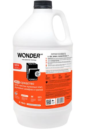 Чистящее средство Wonder Lab для плит, духовых шкафов и грилей, 3.78 л