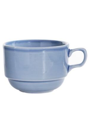 Чашка Башкирский фарфор чайная браво 250 мл васильковый