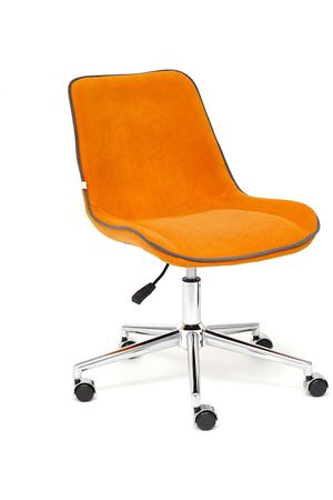 Кресло ТС 52х40х97 см флок оранжевый