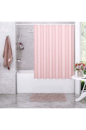 Шторка для ванной Wasserkraft Order розовая 180х200 см