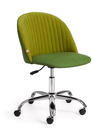 Кресло компьютерное TC флок/экошерсть олива/зеленый