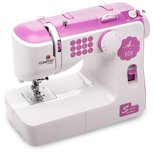 Где купить Швейная машина Comfort 210, белый/розовый Comfort 
