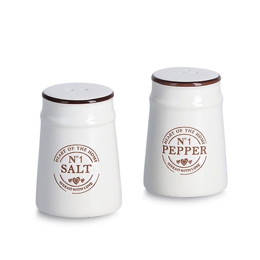 Где купить Емкости для специй Zеller набор керамический соль-перец 5х6х8,8 см 100 мл Zeller 