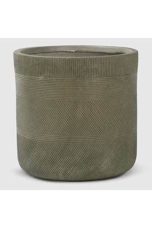 Горшок для цветов L&T Pottery цилиндр антик светло-зеленый D30
