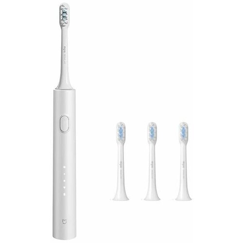 Где купить Электрическая ультразвуковая зубная щетка Xiaomi Mijia Sonic Electric Toothbrush T302 IPX8, серебристая Xiaomi 