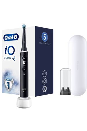 Электрическая зубная щетка Oral-B iO 6, черный