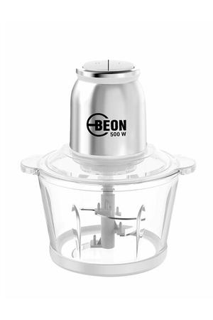 Измельчитель электрический BEON BN-2705, чаша стекло 2л, 500Вт, 15000 об/мин, многоуровневые ножи/4 лезвия